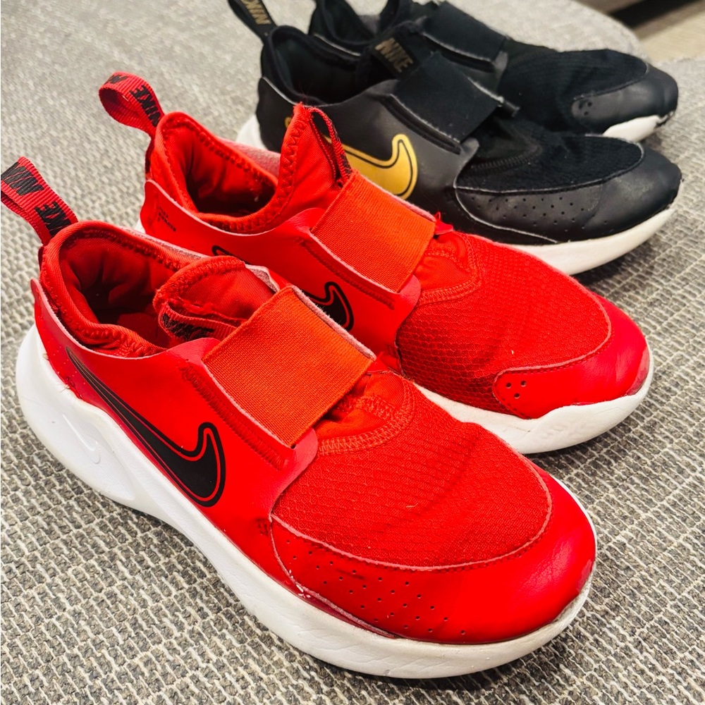 Nike little kid red shoes and black shoes!